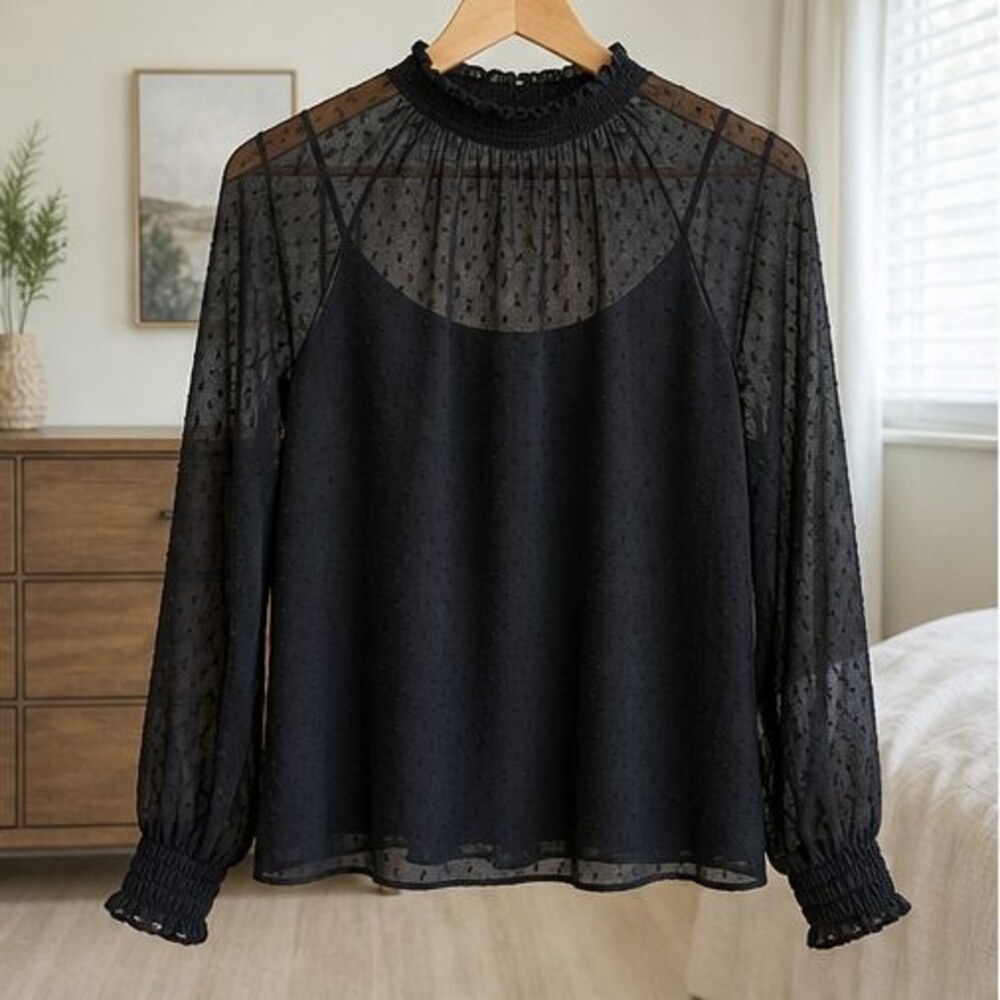 Mauve Peplum Top